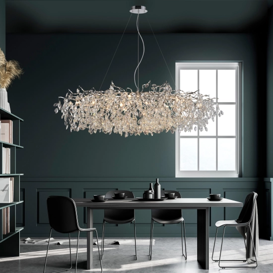 2037-17 RICICLE LAMPA WISZĄCA CHROM Paul Neuhaus