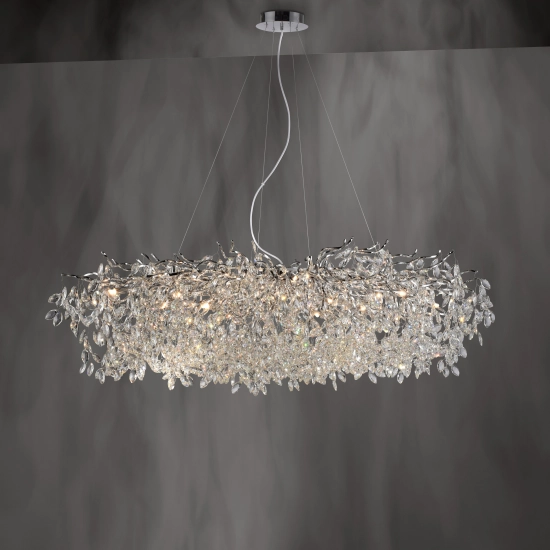 2037-17 RICICLE LAMPA WISZĄCA CHROM Paul Neuhaus