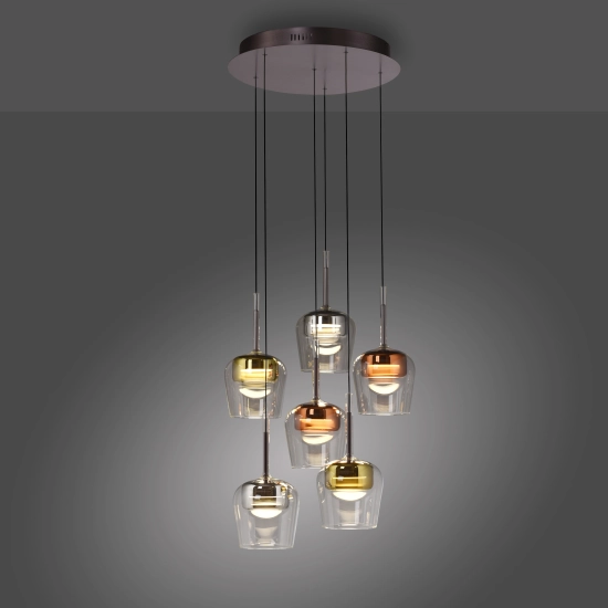 2744-70 Q-KON LAMPA WISZĄCA z pilotem MULTIKOLOR Paul Neuhaus