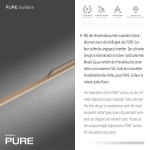 2302-97 PURE SURFA LAMPA WISZĄCA BRĄZOWY Paul Neuhaus