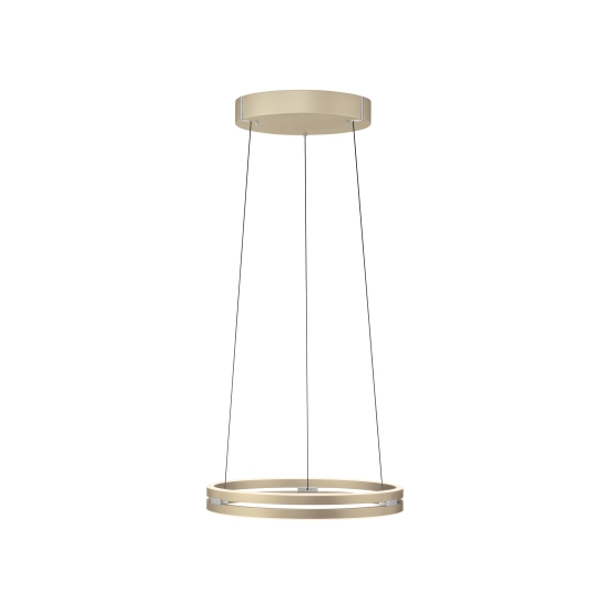 2550-60 PURE E-LOOP LAMPA WISZĄCA z pilotem MATOWY MOSIĄDZ Paul Neuhaus by Zuma - zdjęcie produktu