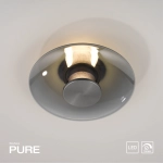 KINKIET/SUFITOWA 6082-15 PURE VITRUM KINKIET/LAMPA SUFITOWA SZARY Paul Neuhaus