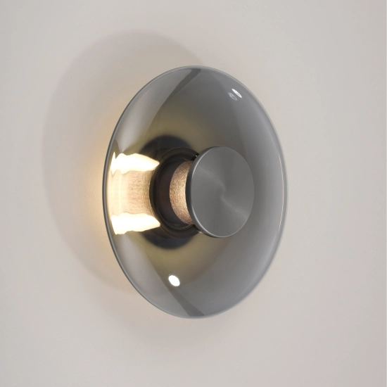KINKIET/SUFITOWA 6082-15 PURE VITRUM KINKIET/LAMPA SUFITOWA SZARY Paul Neuhaus