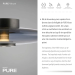 6083-15 PURE VITRUM LAMPA SUFITOWA SZARY Paul Neuhaus