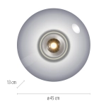 6083-15 PURE VITRUM LAMPA SUFITOWA SZARY Paul Neuhaus