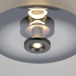6083-15 PURE VITRUM LAMPA SUFITOWA SZARY Paul Neuhaus