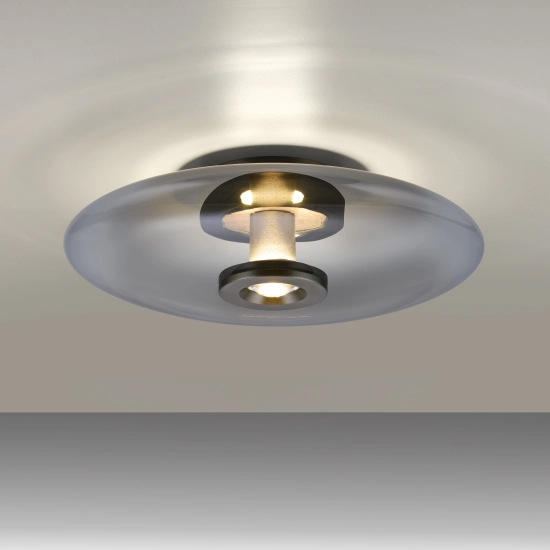 6083-15 PURE VITRUM LAMPA SUFITOWA SZARY Paul Neuhaus