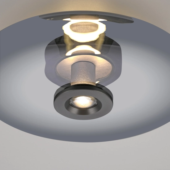 6083-15 PURE VITRUM LAMPA SUFITOWA SZARY Paul Neuhaus