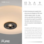 6083-34 PURE VITRUM LAMPA SUFITOWA CIEMNOMETALOWO-BRĄZOWY Paul Neuhaus
