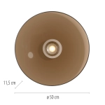 6095-97 PURE MOON LAMPA SUFITOWA BRĄZOWY Paul Neuhaus
