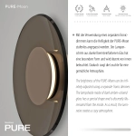 9594-97 PURE MOON KINKIET/LAMPA SUFITOWA BRĄZOWY Paul Neuhaus