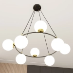 Lampa wisząca AZURA 8 BL OPAL 1295/8 EMIBIG Lighting - zdjęcie produktu