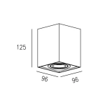 Plafon QUADRO SL1 white 89200-WH - zdjęcie dodatkowe 1