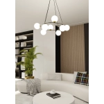 Lampa wisząca AZURA 8 BL OPAL 1295/8 EMIBIG Lighting