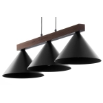 DECO 3 lampa wisząca czarny/ciemny brąz 41634 Sigma - czarny, ciemny brąz - zdjęcie 3