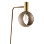 Lampa podłogowa VITRUM GOLD PODŁOGOWA OCZKO złoty szczotkowany/ciepły beż 41725 Sigma - zdjęcie 3