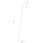 LEDA lampa podłogowa biały 41740 Sigma - zdjęcie 2