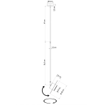 Lampa wisząca CHARLIE S 1,5m szałwia 41767 Sigma - zdjęcie 3