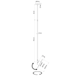 Lampa wisząca CHARLIE M 2m ciepły bez 41769 Sigma - ciepły beż - zdjęcie 3