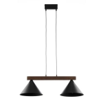 DECO 2 lampa wisząca czarny/ciemny brąz 41814 Sigma - zdjęcie produktu