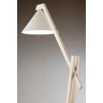 DECO lampa podłogow biały/drewno bielone 41817 Sigma - biały, drewno bielone - zdjęcie 3