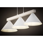 DECO 3 lampa wisząca biały/drewno bielone 41818 Sigma - biały, drewno bielone - zdjęcie 2