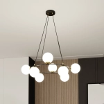 Lampa wisząca AZURA 8 BL OPAL 1295/8 EMIBIG Lighting