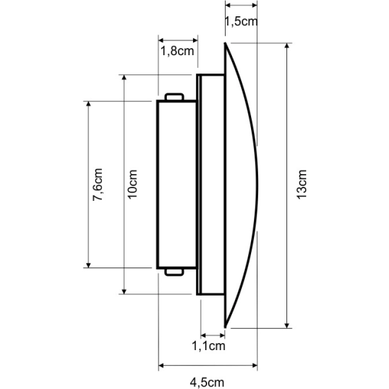 Kinkiet DROP LED czarny 41561 Sigma - zdjęcie 2