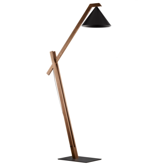 DECO Lampa podłogowa czarny/ciemny brąz 41632 Sigma - zdjęcie produktu