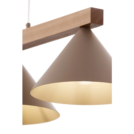 DECO 3 lampa wisząca ciepły beż/jasny brąz 41633 Sigma - ciepły beż, jasny brąz - zdjęcie 3