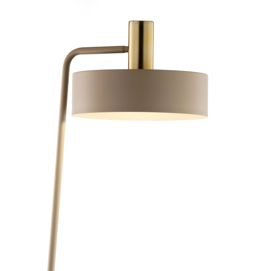 Lampa podłogowa VITRUM GOLD PODŁOGOWA KOŁO złoty szczotkowany /ciepły beż 41724 Sigma - zdjęcie 2