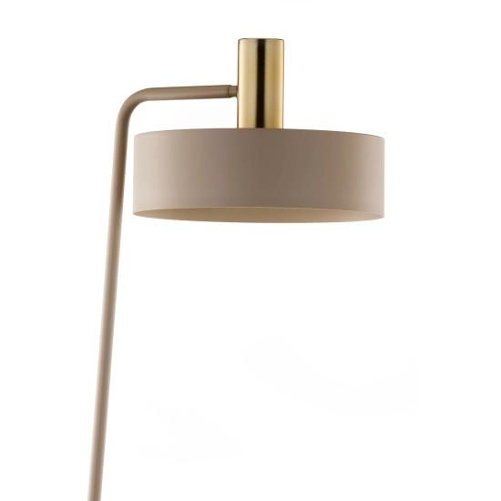 Lampa podłogowa VITRUM GOLD PODŁOGOWA KOŁO złoty szczotkowany /ciepły beż 41724 Sigma - zdjęcie 3