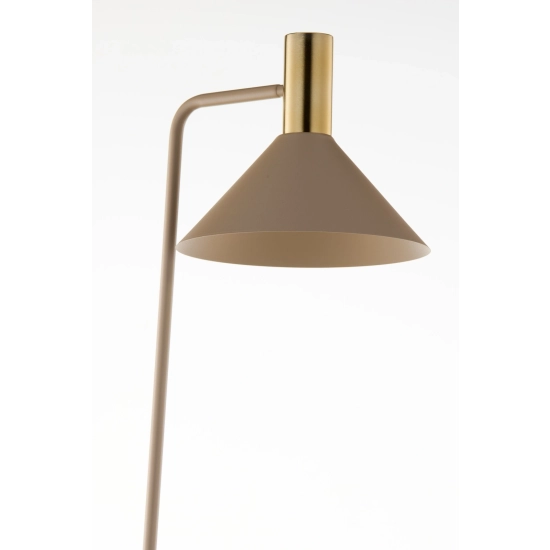Lampa podłogowa VITRUM GOLD PODŁOGOWA STOŻEK złoty szczotkowany /ciepły beż 41726 Sigma - zdjęcie 3