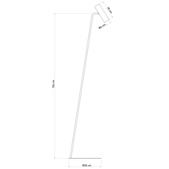 LEDA lampa podłogowa biały 41740 Sigma - zdjęcie 2