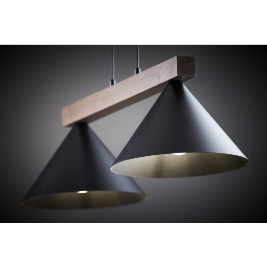 DECO 2 lampa wisząca czarny/ciemny brąz 41814 Sigma - czarny, ciemny brąz - zdjęcie 3