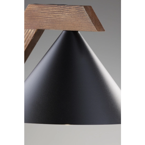 DECO lampka czarny/ciemny brąz 41815 Sigma - czarny, ciemny brąz - zdjęcie 2