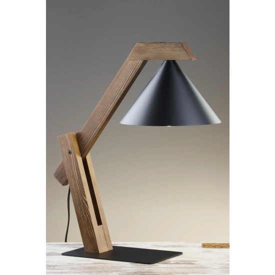 DECO lampka czarny/ciemny brąz 41815 Sigma - czarny, ciemny brąz - zdjęcie 5