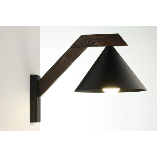 DECO kinkiet czarny/ciemny brąz 41816 Sigma - czarny, ciemny brąz - zdjęcie 3