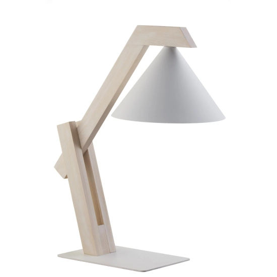 DECO lampka biały/drewno bielone 41820 Sigma - zdjęcie produktu