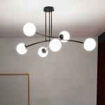Lampa sufitowa HALLDOR 6 BLACK 1024/6 EMIBIG Lighting