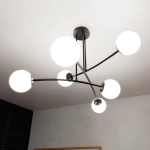 Lampa sufitowa HALLDOR 6 BLACK 1024/6 EMIBIG Lighting