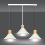 Lampa wisząca ROWEN 3 WHITE 1045/3 EMIBIG Lighting