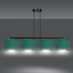 Lampa wisząca HILDE 4 BL GREEN 1051/4 EMIBIG Lighting