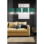 Lampa wisząca HILDE 4 BL GREEN 1051/4 EMIBIG Lighting
