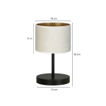 Lampka nocna HILDE LN1 BL WHITE 1052/LN1 EMIBIG Lighting