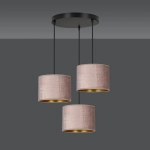 Lampa wisząca HILDE 3 BL PREMIUM ROSE 1053/3PREM EMIBIG Lighting
