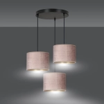 Lampa wisząca HILDE 3 BL PREMIUM ROSE 1053/3PREM EMIBIG Lighting