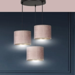 Lampa wisząca HILDE 3 BL PREMIUM ROSE 1053/3PREM EMIBIG Lighting
