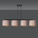Lampa wisząca HILDE 4 BL ROSE 1053/4 EMIBIG Lighting
