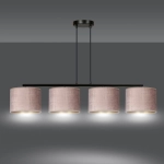 Lampa wisząca HILDE 4 BL ROSE 1053/4 EMIBIG Lighting